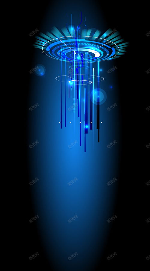 梦幻科技 异星背景矢量图的创意设计与免费下载